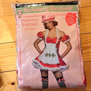 Strawberry Shortcake women's Halloween Costume, size S.